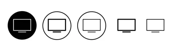 Kuvakekuva Television Merkki Symboli — vektorikuva