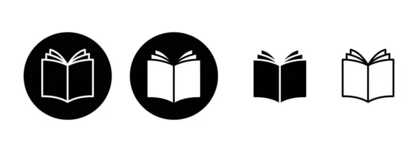 Book Icon Set Illustration Open Book Sign Symbol Ebook Icon Vector Graphics