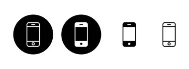 Telefon simgesi çizimi. Çağrı kodu ve sembol. telefon sembolü