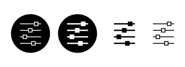 Menü Simgesi çizimi. Web menü işareti ve sembol. Hamburger menüsü sembolü