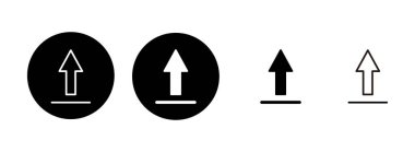 Simge seti illüstrasyonunu yükle. veri işareti ve sembolü yükle
