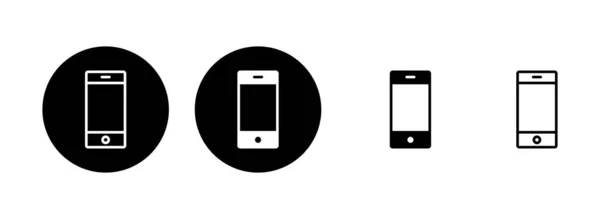 Ілюстрація Набору Значків Телефону Виклик Знака Символу Символ Телефону — стоковий вектор