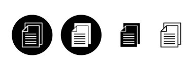 Belge simgesi çizimi. Kağıt ve sembol. Dosya Simgesi