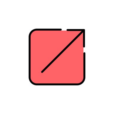 Dış bağlantı simgesi çizimi. bağlantı işareti ve sembol. hiper bağlantı sembolü