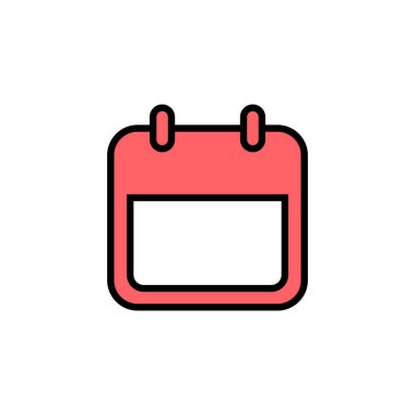 Takvim simgesi çizimi. Takvim işareti ve sembol. Simge simgesini ayarla