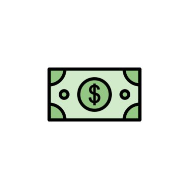 Para simgesi çizimi. Para işareti ve sembol