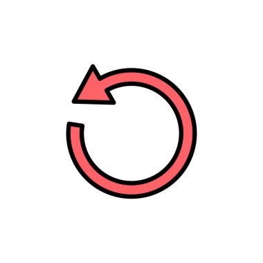 Tazeleme simgesi çizimi. İşareti ve sembolü yeniden yükle. Simgeyi güncelle.