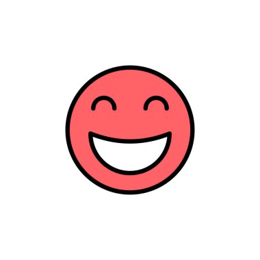 Gülümseme simgesi çizimi. Gülümseme simgesi. Geribildirim işareti ve sembol