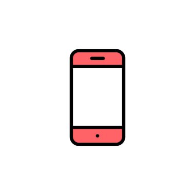 Telefon simgesi çizimi. Çağrı kodu ve sembol. telefon sembolü