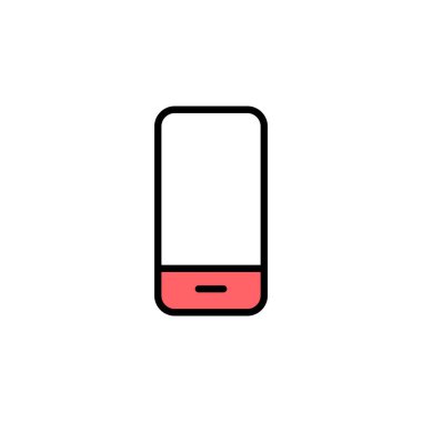 Telefon simgesi çizimi. Çağrı kodu ve sembol. telefon sembolü