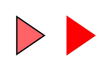 Simge kümesi resimlemesini çal. Düğme işareti ve sembolü çal