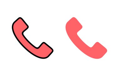 Simge çizimini ara. Telefon işareti ve sembol. Telefon ikonu. Bizimle irtibata geç 