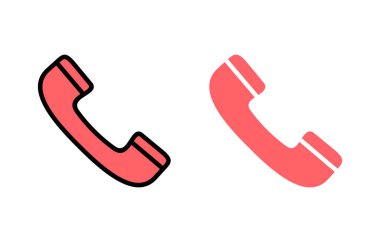 Simge çizimini ara. Telefon işareti ve sembol. Telefon ikonu. Bizimle irtibata geç 