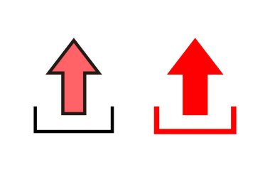 Simge seti illüstrasyonunu yükle. veri işareti ve sembolü yükle