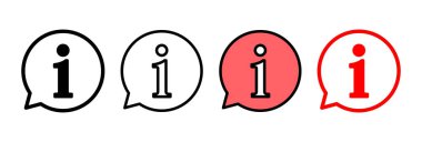 Bilgi işareti ikon vektör illüstrasyonu. İmza ve sembol hakkında. soru işareti simgesi