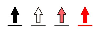 Simge vektör illüstrasyonu yükle. veri işareti ve sembolü yükle