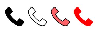 Simge vektör illüstrasyonunu ara. Telefon işareti ve sembol. Telefon ikonu. Bizimle irtibata geç 