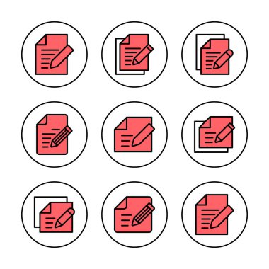 Note icon vector illustration. notepad sign and symbol