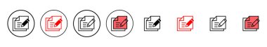 Note icon vector illustration. notepad sign and symbol