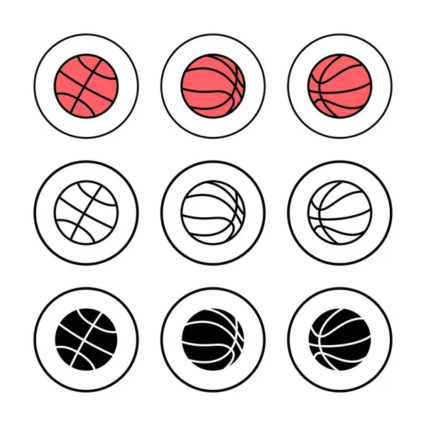 stock vector Basketball icon vector illustration. Basketball ball sign and symbol