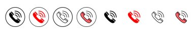 Simge vektör illüstrasyonunu ara. Telefon işareti ve sembol. Telefon ikonu. Bizimle irtibata geç 