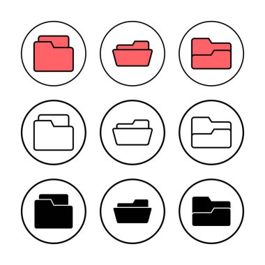 Dizin simgesi vektör illüstrasyonu. dizin işareti ve sembol