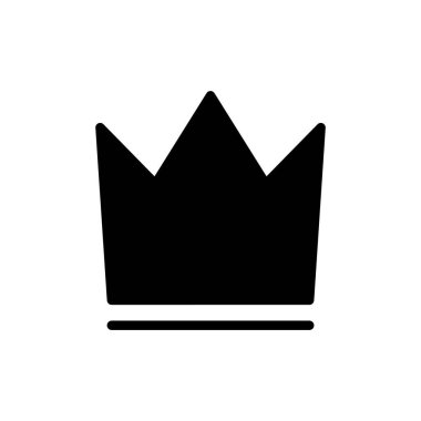 Crown ikon vektör illüstrasyonu. taç işareti ve sembol