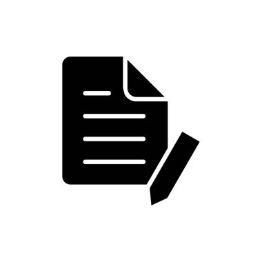 Note icon vector illustration. notepad sign and symbol