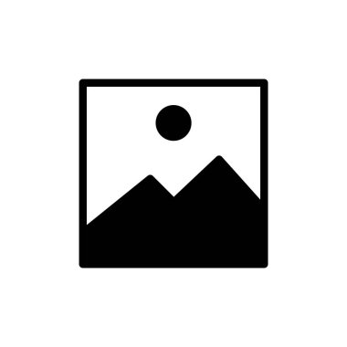 Resim simgesi vektör illüstrasyonu. Fotoğraf galerisi işareti ve sembol. resim simgesi
