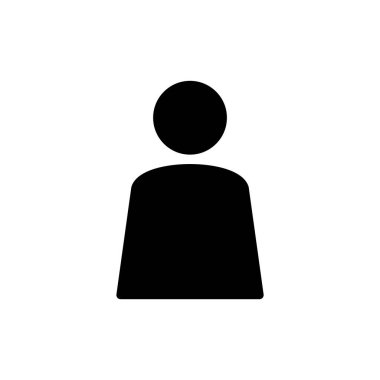 Kullanıcı Simgesi vektör illüstrasyonu. İmza ve sembol. insanlar simgesi. 