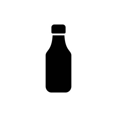 Şişe ikonu vektör illüstrasyonu. şişe işareti ve sembol