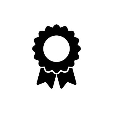 Rozet simgesi vektör çizimi. Ödül ikon vektörü. İşaret ve sembollere ulaşın. Damga