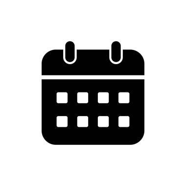 Takvim simgesi vektör illüstrasyonu. Takvim işareti ve sembol. Simge simgesini ayarla