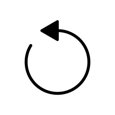 Simge vektör illüstrasyonunu tazele. İşareti ve sembolü yeniden yükle. Simgeyi güncelle.