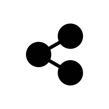 Simge vektör illüstrasyonunu paylaş. İşaret ve sembol paylaşımı