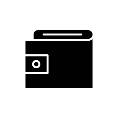 Cüzdan simgesi vektör illüstrasyonu. cüzdan işareti ve sembol