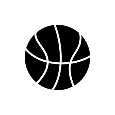 Basketbol ikonu vektör illüstrasyonu. Basketbol tabelası ve sembol