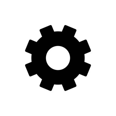 Simge vektör illüstrasyonu ayarlanıyor. İşaret ayarları ve sembol. Vites İşareti