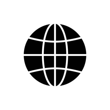 Web simgesi vektör illüstrasyonu. Web tabelalarına ve sembollere git. Web tıklama simgesi. Genel arama simgesi