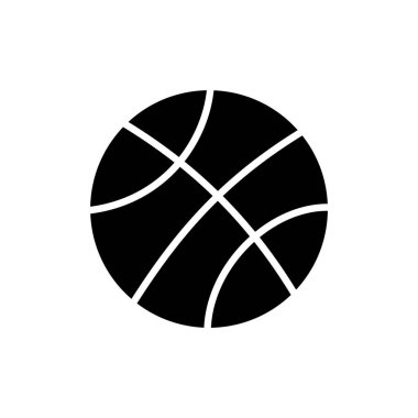 Basketbol ikonu vektör illüstrasyonu. Basketbol tabelası ve sembol