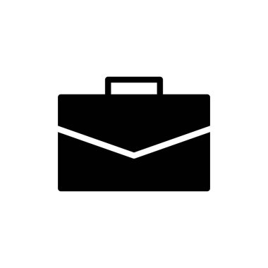 Evrak çantası ikon vektör illüstrasyonu. Bavul işareti ve sembol. bagaj sembolü.