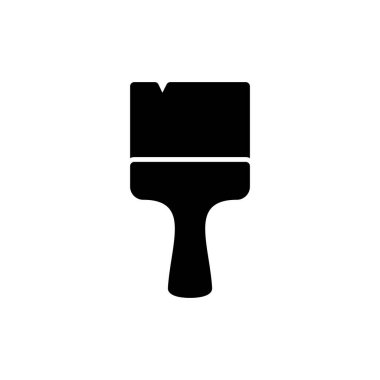 Simge vektör illüstrasyonunu boya. Boya fırçası işareti ve sembol. boyama silindiri vektörü