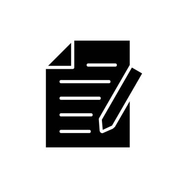 Note icon vector illustration. notepad sign and symbol