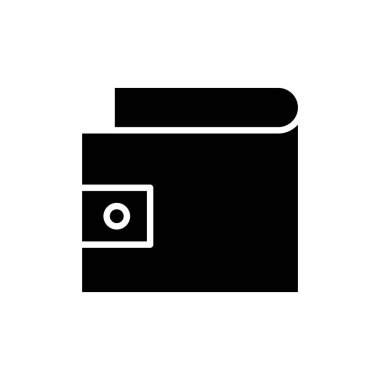 Cüzdan simgesi vektör illüstrasyonu. cüzdan işareti ve sembol