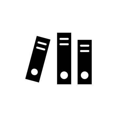 Kütüphane ikonu vektör illüstrasyonu. eğitim işareti ve sembol