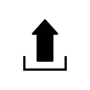 Simge vektör illüstrasyonu yükle. veri işareti ve sembolü yükle