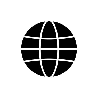 Web simgesi vektör illüstrasyonu. Web tabelalarına ve sembollere git. Web tıklama simgesi. Genel arama simgesi