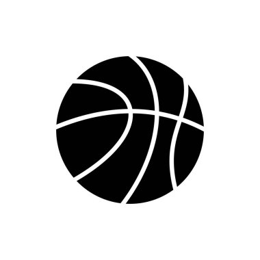 Basketbol ikonu vektör illüstrasyonu. Basketbol tabelası ve sembol