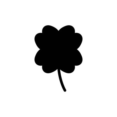 Yonca ikonu vektör illüstrasyonu. Yonca işareti ve sembol. dört yapraklı yonca simgesi.