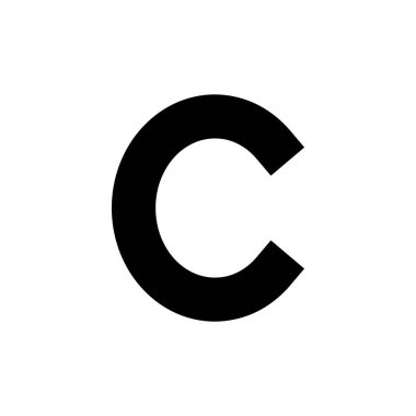 Telif hakkı ikon vektör illüstrasyonu. telif hakkı işareti ve sembol